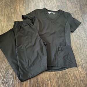 Black Womens scrub set!